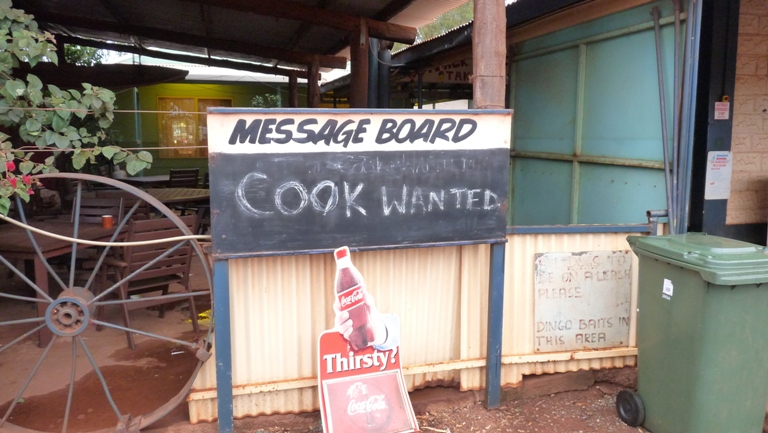 Cook wanted